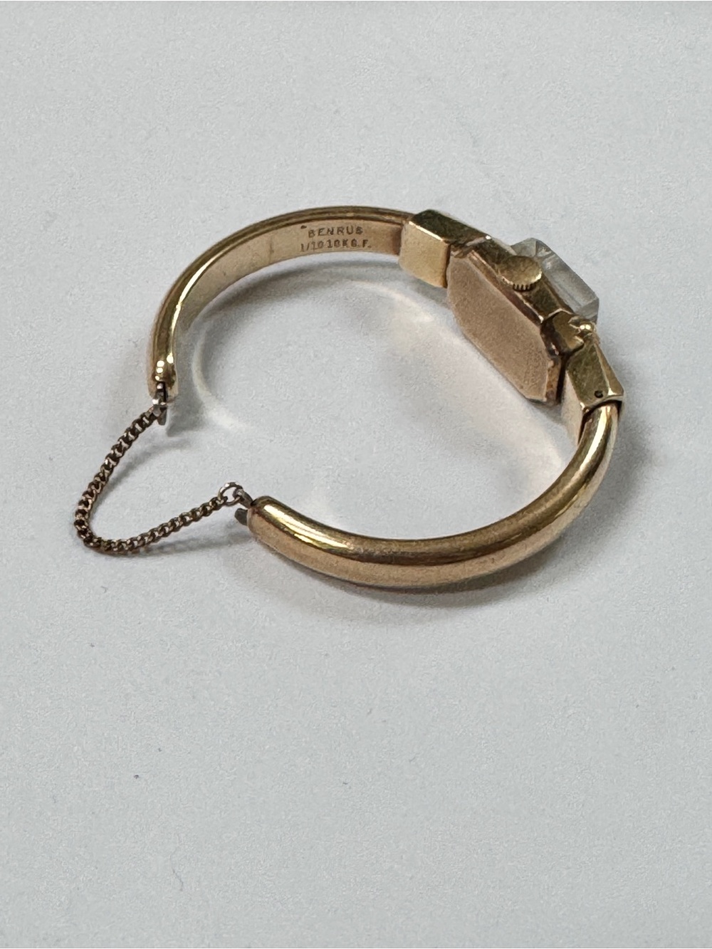 Gold-Tone Ladies Bracelet Watch